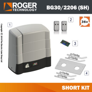 Single Swing Electric Gate Kit (Max Leaf 2m) 24v BRUSHLESS BE20/210