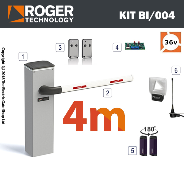 Bionik BI/004HPGO 36v BRUSHLESS Automatic Barrier Kit Bionik BI/004HPGO 36v BRUSHLESS Automatic Barrier Kit