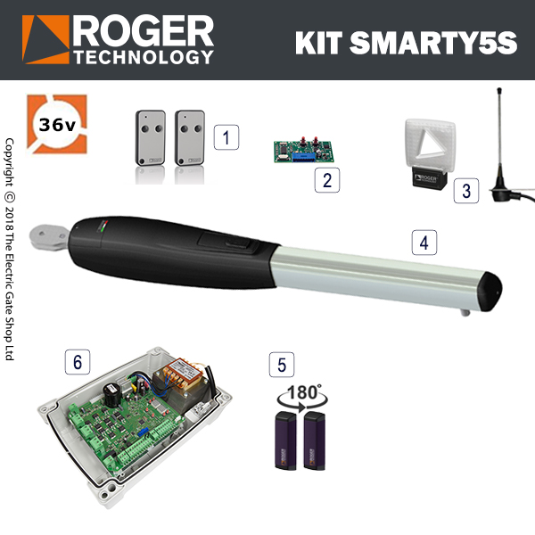 Single Swing Electric Gate Kit (Max Leaf 2m) 24v BRUSHLESS BE20/210 Single Swing Electric Gate Kit (Max Leaf 2m) 24v BRUSHLESS BE20/210
